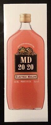 Mad Dog MD 2020 Malt Wine Liquor Beer Bottle Brewery Sticker 40oz ...