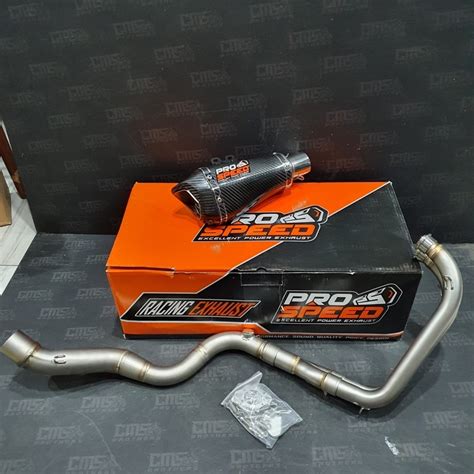 Jual Knalpot Racing Prospeed Predator Ninja Fi Stainless Full