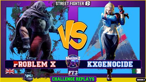 Street Fighter 6 Problem X M Bison VS Kxgenocide Cammy Challenge