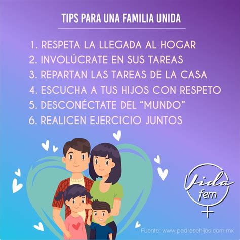 Tu Familia Es Muy Importante Por Eso En Vida Fem Te Damos Consejos