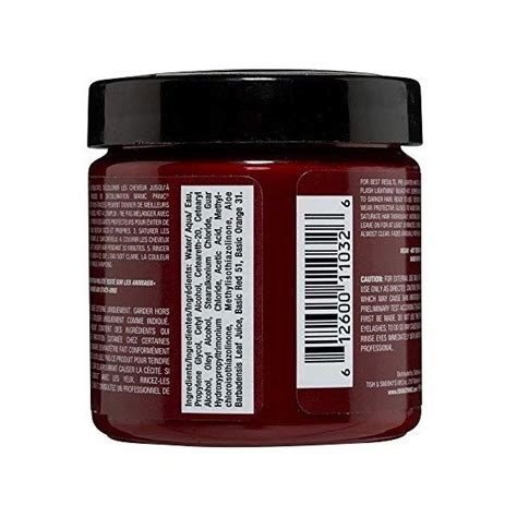 Manic Panic Vampire Red Classic Creme Vegan Cruelty Free Semi Pe