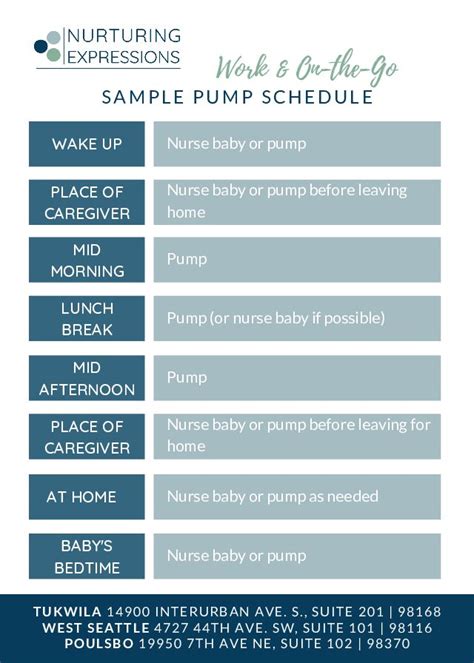 How To Exclusively Pump And Free Pumping Schedules