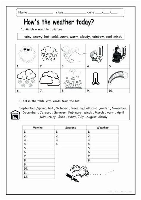 Weather Reading Comprehension