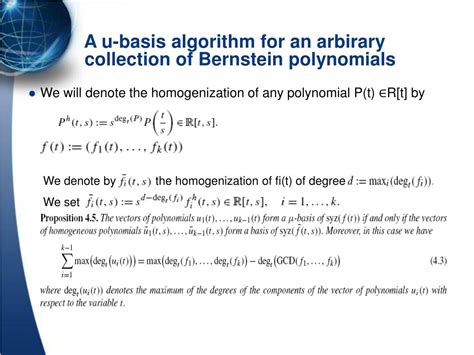 Ppt U Bases And Bernstein Polynomials Powerpoint Presentation Free Download Id 6771144