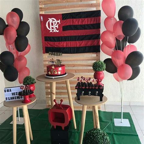 Decoração De Aniversario Do Flamengo Simples Feminina