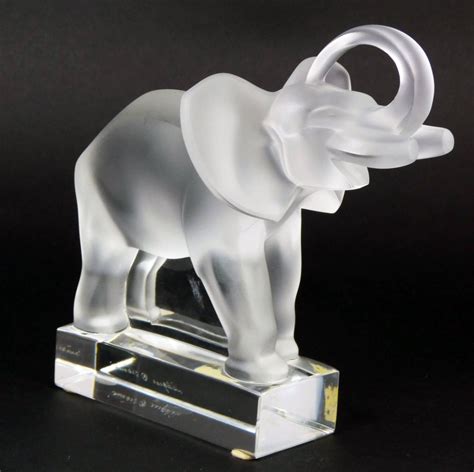 René Lalique Elephant At 1stdibs Elephant Lalique Lalique Crystal Elephant Lalique