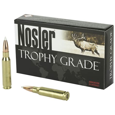 Nosler Trophy Grade 308 Win 165 Grain Ammunition Get Tactical Supply