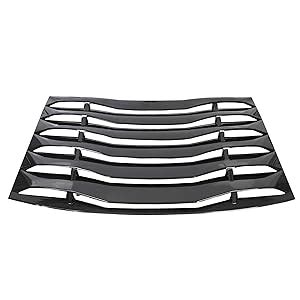 Amazon Ecotric Rear Window Louver Cover Vent Sun Shade Compatible