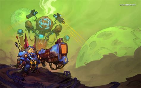 Wildstar Artworks Garrett Hanna Game Concept Concept Art Character