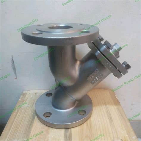 Jual Y Strainer Stainless Ss Jis K Flange Inch Dn