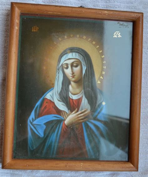 Icoana Rusia Anii 1960 Icoana Ortodoxa Veche Sfintita Arhiva Okaziiro