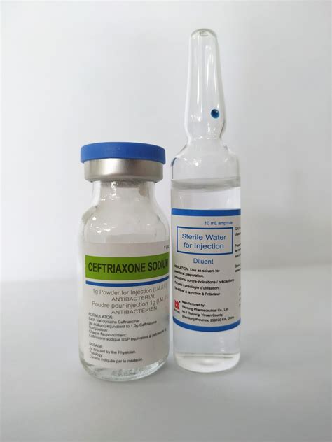 Pharmaceutical High Quality G Ceftriaxone Sodium For Injection And