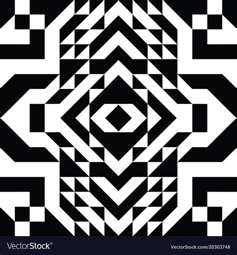 Black And White Geometric Shapes