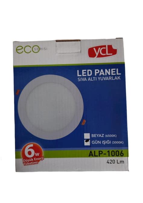 Y Cel W Led Panel Eko Yuvarlak G N K Fiyatlar Ve Zellikleri