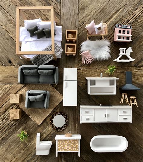 The Ultimate Furniture Package For 1 12 Scale Dollhouse Modern