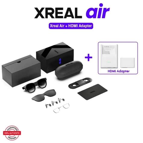 Xreal Air Nreal Air ส่งด่วน30 นาที ภาพคมชัด 201 นิ้ว แว่น Ar อัจฉริยะ Nreal Air Ar Glasses