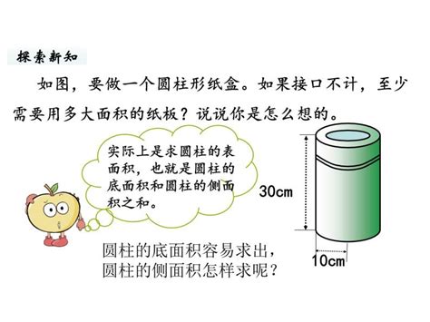 北师大版六年级下册圆柱的表面积教学ppt课件 教习网课件下载