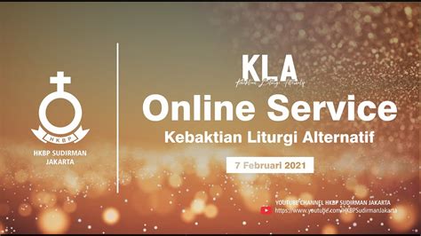 Kla Februari Ibadah Kebaktian Liturgi Alternatif Kla Hkbp