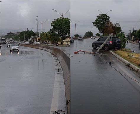 Motorista Perde Controle De Ve Culo E Colide Em Motociclista Na Br