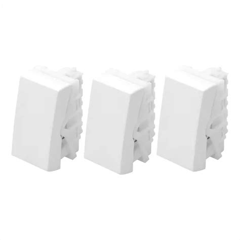 Modulo Interruptor Paralelo 16a 250v Branco Fame Kit C 3 Corrente