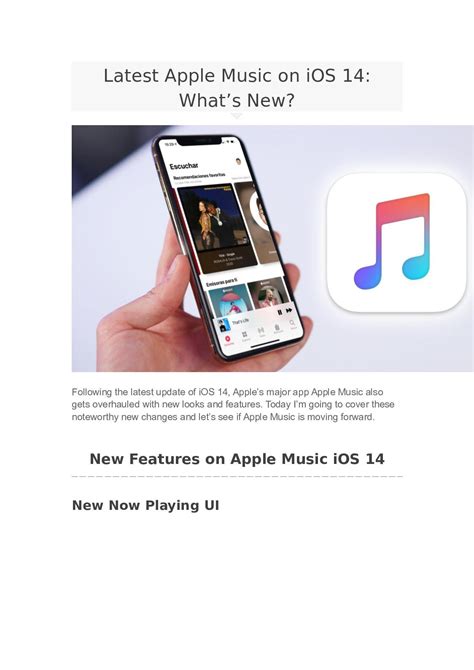 Calaméo Latest Apple Music on iOS 14 Whats New