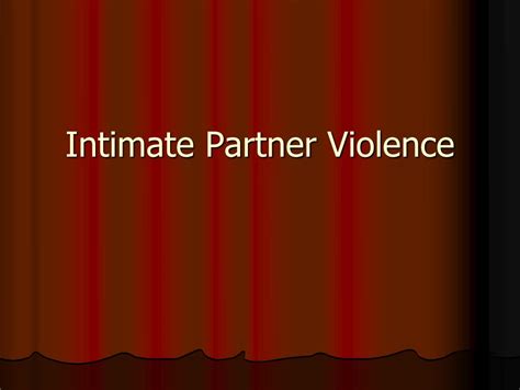 Ppt Overview Of Findings From The 2010 National Intimate Partner And