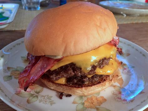 Double Cheese Bacon Smash R Burgers