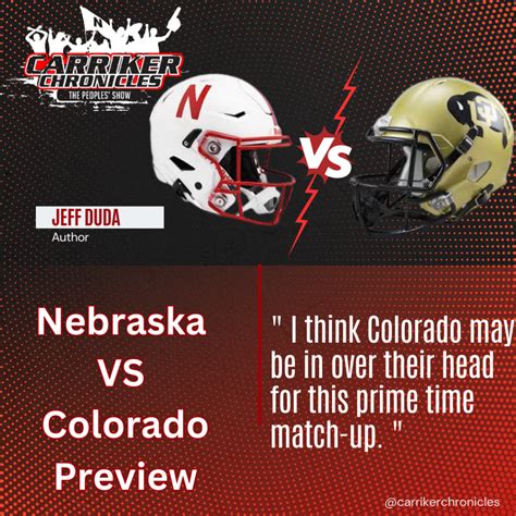 Nebraska Vs Colorado Preview