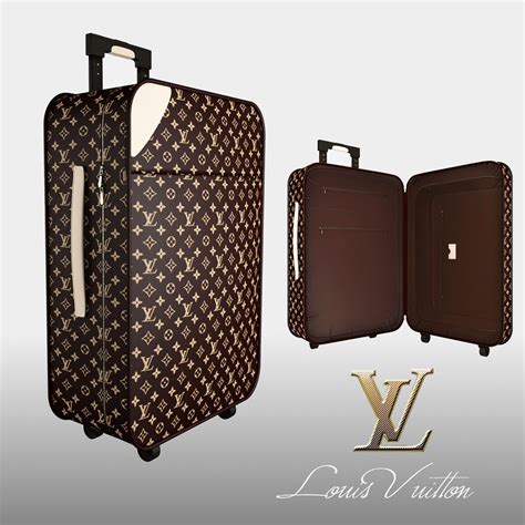 Louis Vuitton Luggage Bag 3d Model Cgtrader