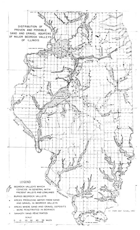 Bedrock Valleys And Associated Aquifers In Illinois Download