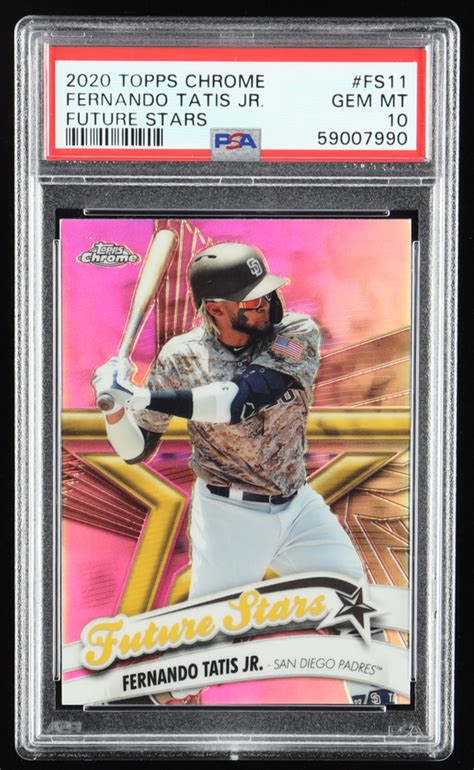 Fernando Tatis Jr 2020 Topps Chrome Future Stars FS11 PSA 10