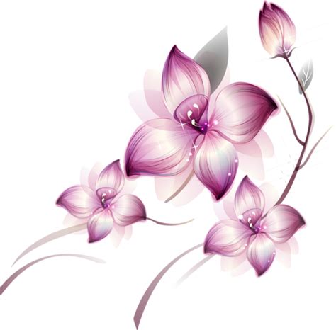 Collection Of Purple And Pink Flowers Png Pluspng