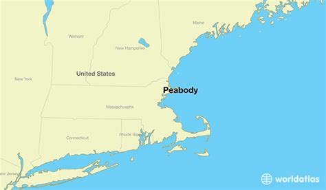 Where is Peabody, MA? / Peabody, Massachusetts Map - WorldAtlas.com