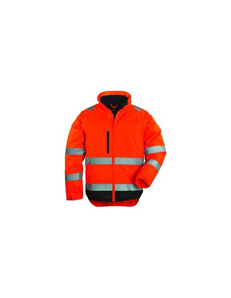 Veste haute visibilité EN471 classe 2 manches amovibles 70520