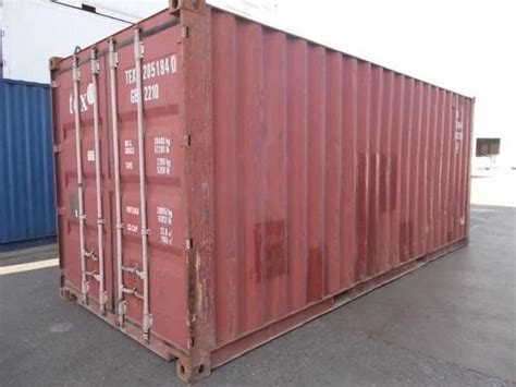 Galvanized Steel Dry Container Dry Cargo Container Capacity Ton