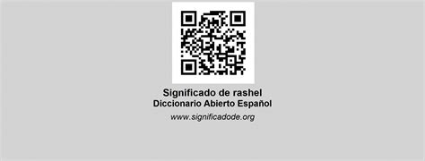 RASHEL - Diccionario Abierto de Español