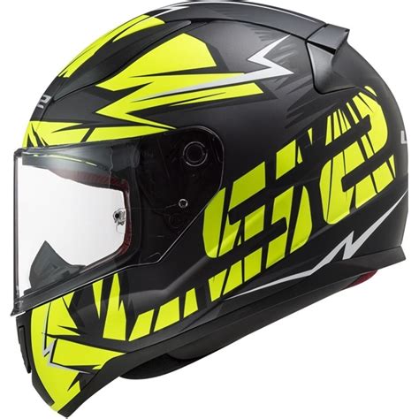 Capacete Ls Ff Rapid Cromo Preto Amarelo Fosco Grid Motors