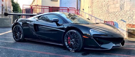 Black Mclaren 570s With A Custom Wing Setup By Rdb