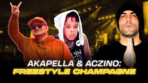 ACZINO AKAPELLAH FREESTYLE CHAMPAGNE Cypher En Ruff Tuff