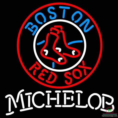 Custom Michelob Boston Red Sox Neon Sign Mlb Teams Neon Light Custom