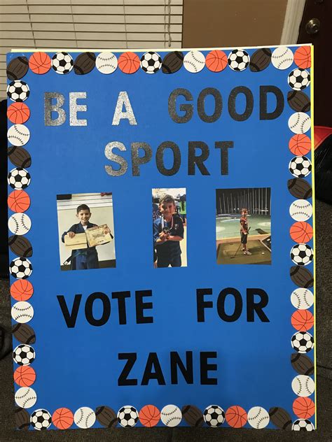 Student Council Posters- Sports | Student council posters, Student council campaign posters ...