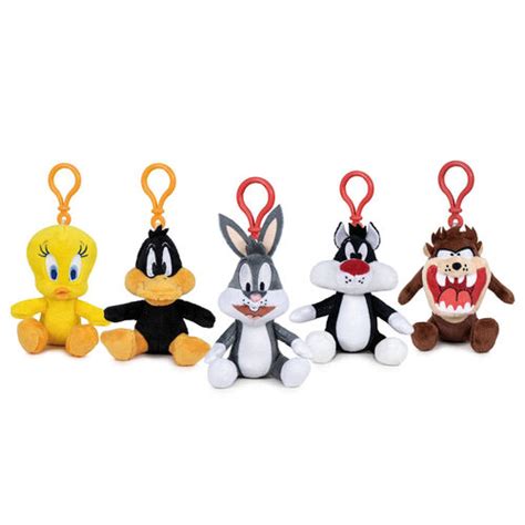 Llavero Peluche Looney Tunes 10cm Surtido