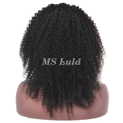 U Part Wigs Kinky Curly Hair Affordable Glueless Wigs Ms Lula Hair