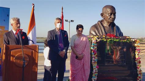 Jaishankar Unveils Bust Of Mahatma Gandhi In Paraguay The Hindu