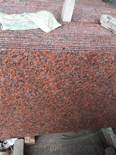 Chinese Maple Red Granite G Tile Slabs From China Stonecontact