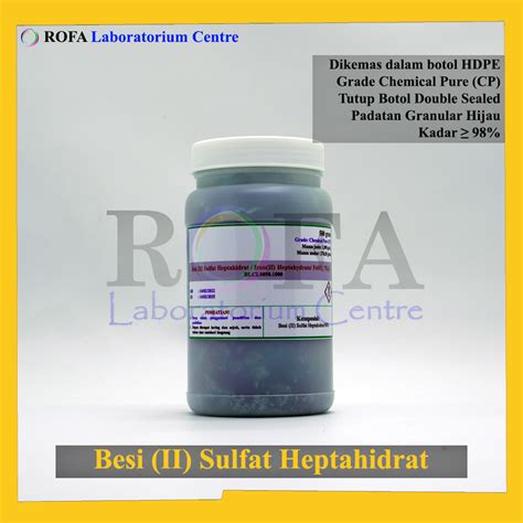 Besi II Sulfat Heptahidrat Iron II Sulfate Heptahydrate FeSO4