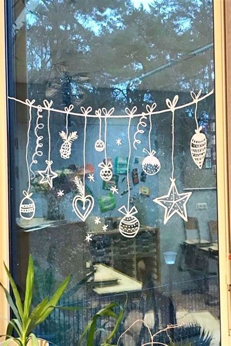 Christmas Window Drawings