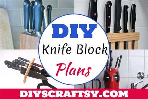 23 DIY Knife Block Plans To Use Anywhere DIYsCraftsy