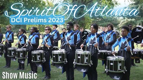 Spirit Of Atlanta Drumline Show Music Dci Prelims Youtube