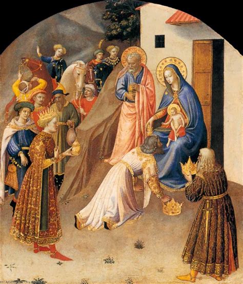 Museum Art Reproductions Adoration Of The Magi 1424 By Fra Angelico